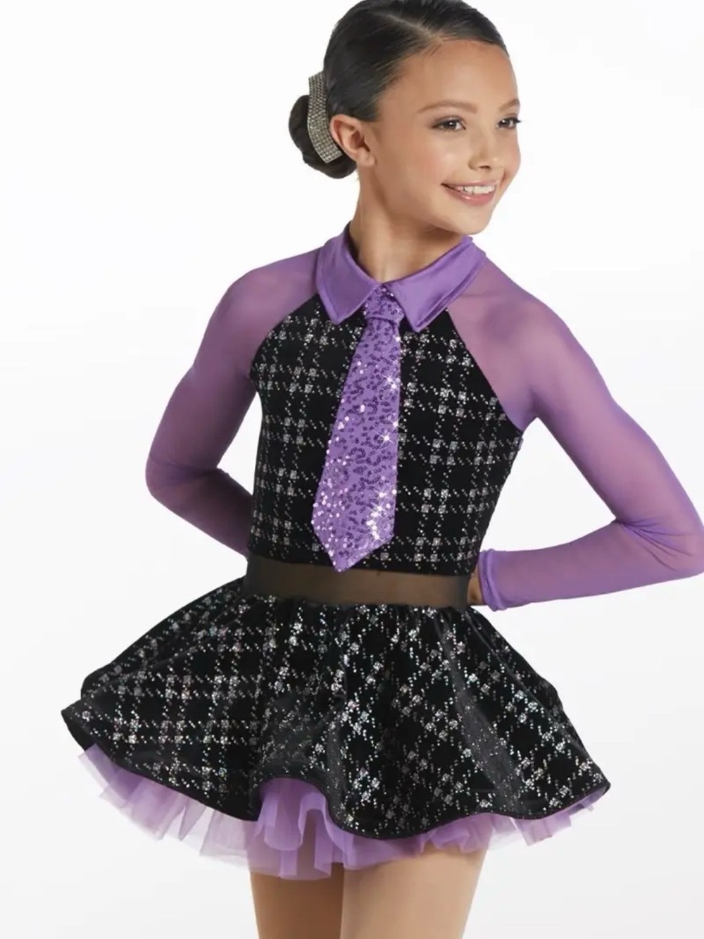 Weissman MC Studio Exclusive Sassy Menswear Skirt Pink Dance Costume